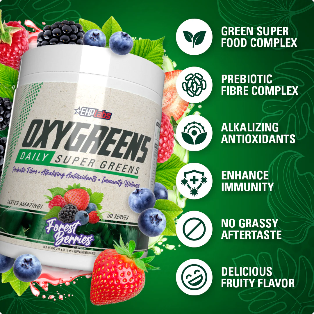 OxyGreens - Daily Super Greens Powder (30 Serves) - Image 3